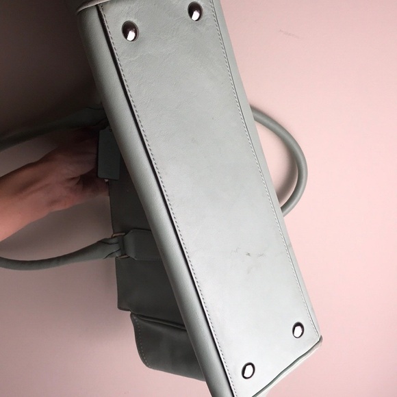 Coach Candace Mint Green Blue Purse Bag Pocketbook - Picture 5 of 12